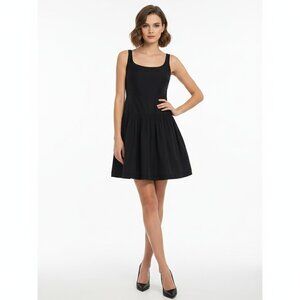 Milly Little Black Dress Fit & Flare Sleeveless Cocktail Dress – Size 4